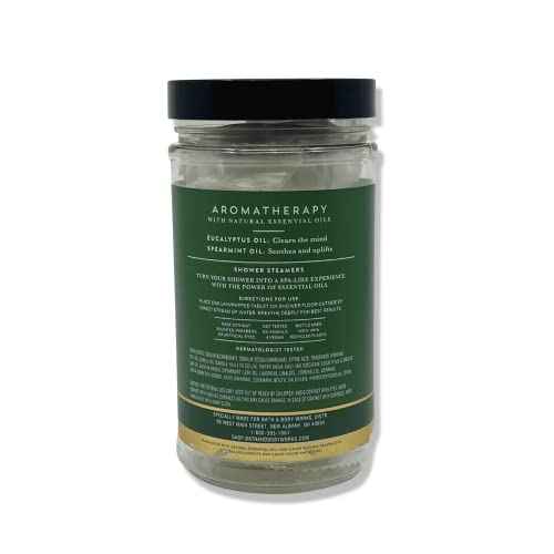 Bath & Body Works - Aromatherapy - Shower Steamers, 6 Tablets Each - 2 Pack Bundle - Lavender Vanilla and Eucalyptus Spearmint