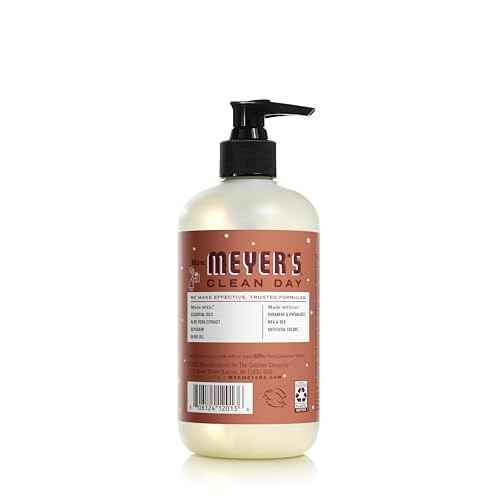Mrs. MEYER'S CLEAN DAY Liquid Hand Soap, Limited Edition Gingerbread Scent, 12.5 Ounce Bottle