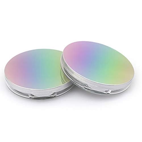 5g Empty Compact Powder Box Case - Refillable Loose Powder Puff Box with Container Holder, Sifter - Pack of 5