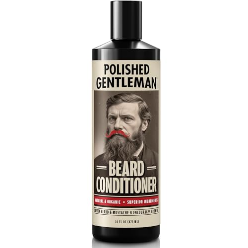 Men¡¯s Beard Conditioner with Tea Tree Oil ? Concentrated Rinse-Out Formula for Softer, Fuller-Looking Beards & Healthy Facial Hair, 16 oz