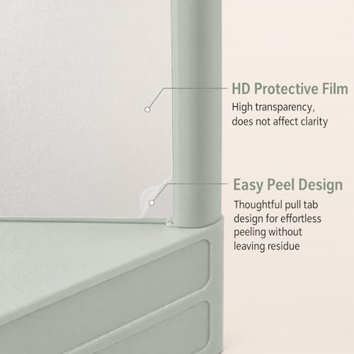 Non-Reversing Mirror True Image Tabletop Vanity 6.9"