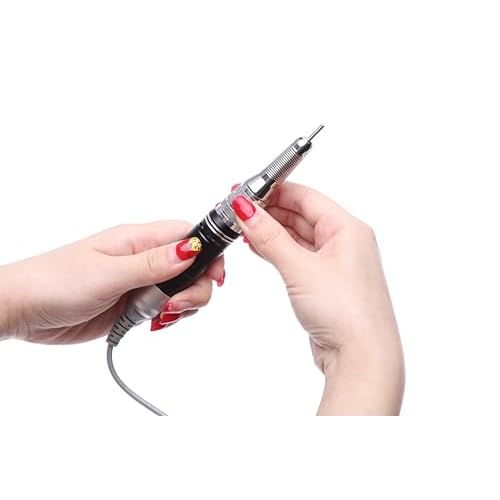 Delanie Handpiece for Delanie Professional Nail Drill Electric Nail File, 35000 RPM Replacement Hand Piece, White