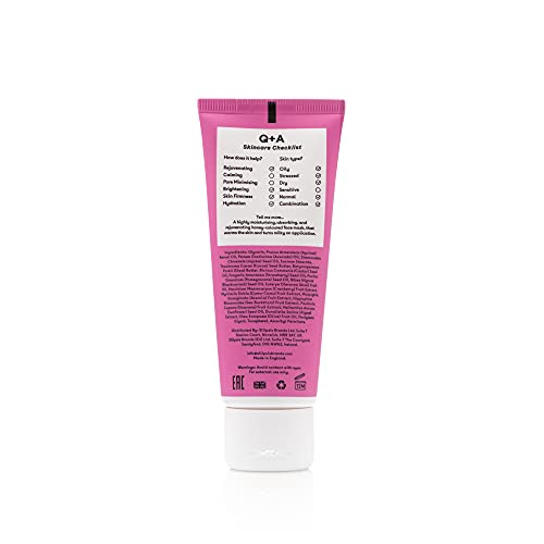 Q+A Vitamin A.C.E. Warming Gel Mask, 75ml