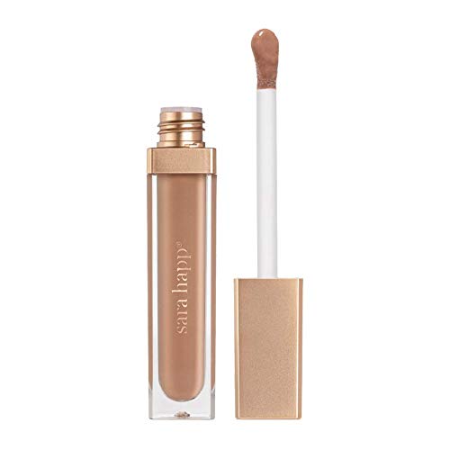 Sara Happ Lip Slip Luxe Gloss Nude - Moisturizing Lip Gloss, 0.21 Oz