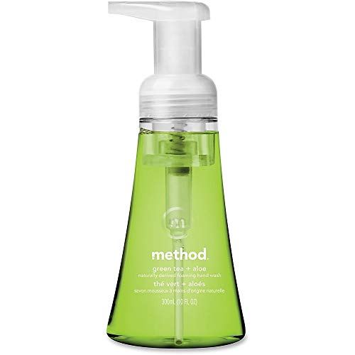 Method Foaming Hand Soap, Green Tea + Aloe, 10 oz, 1 pack, Packaging May Vary