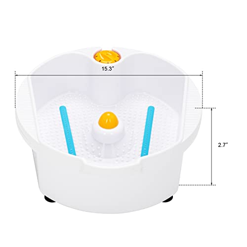 OmySalon Hydraulic Pedicure Chair with Foot Bath & Technician Stool