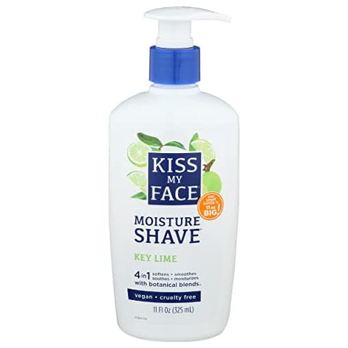 KISS MY FACE Cool Mint Moisture Shave, 11 FZ