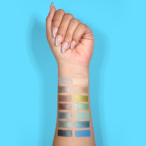 L.A. COLORS Coastal Chill Eyeshadow, Blue Lagoon CES439