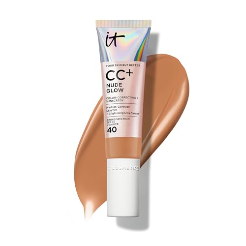 IT Cosmetics CC+ Nude Glow SPF 40 Foundation - Medium Coverage, 1.08 fl oz