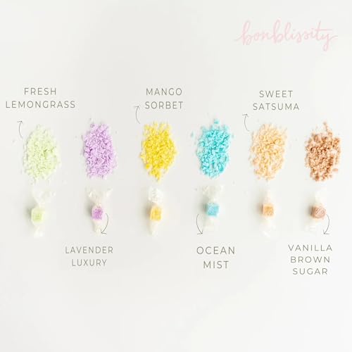 Bonblissity Sugar Scrub Cubes Exfoliating Body Scrub Set - 30 Pcs Assorted
