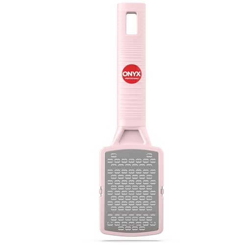 Onyx Professional Stainless Steel Foot Rasp & Callus Remover with Debris Catcher