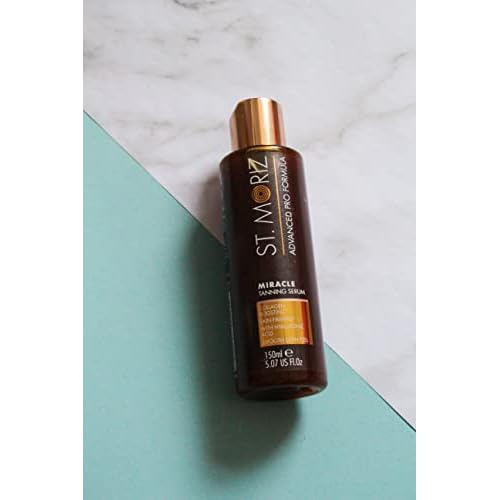 St Moriz Advanced Miracle Serum, Anti Ageing Fake Tan with Hyaluronic Acid, Light (150ml)