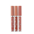 3-Piece Matte Liquid Lipstick Set, Nude Brown, Long-Lasting Waterproof