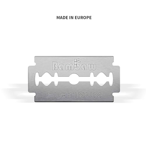 Safety Razor Blades | Swedish Steel Replacement Razor Blades | 100 Pack - 18 to 24 months supply | Bambaw
