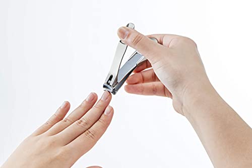 Stainless Steel Nail Clipper with File - Ergonomic Manicure Tool