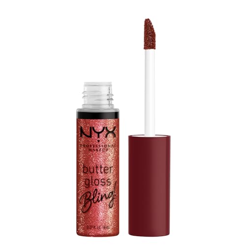 NYX Butter Gloss Bling Lip Gloss - Non-Sticky Shiny Finish