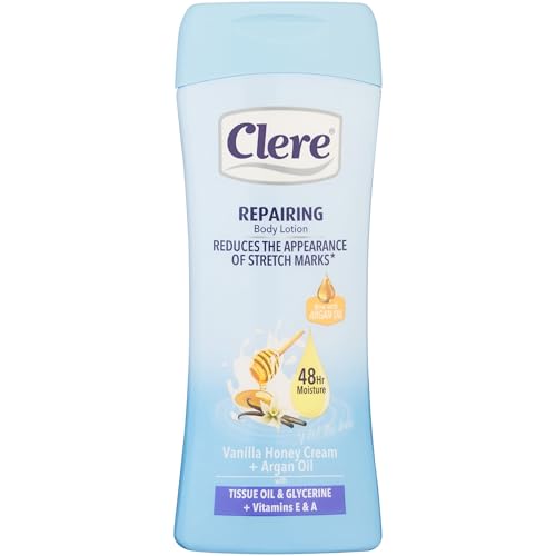 CLERE Repairing Body Lotion - Vanilla Honey Cream + Argan Oil - 400mL