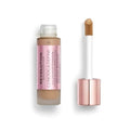 Revolution, Conceal & Define Foundation, Full Coverage, Long-Lasting Matte Finish, Vegan & Cruelty-Free, F12 Medium to Dark Skin Tones, 0.8 fl oz