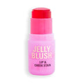 Revolution Jelly Blush Stick Lip & Cheek Stain Strawberry Red
