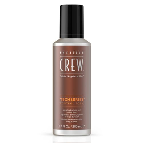 American Crew Men's Hair Control Foam - Long Lasting Hold, Medium Shine, Control Variation