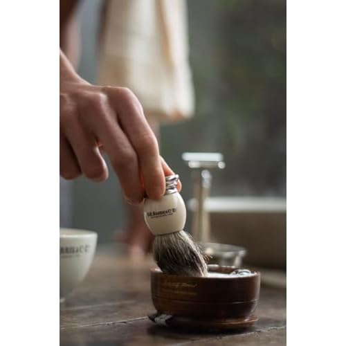 D.R. Harris Marlborough Shaving Soap in Mahogany Bowl