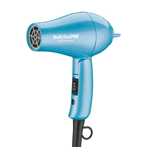 BaBylissPRO Nano Titanium Travel Hair Dryer 1000W