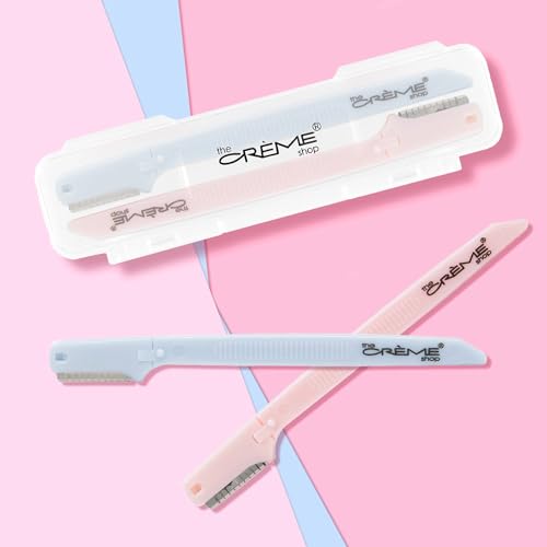Portable Precision Face Razor Set with Travel Case - Reusable Dermaplaning Tools
