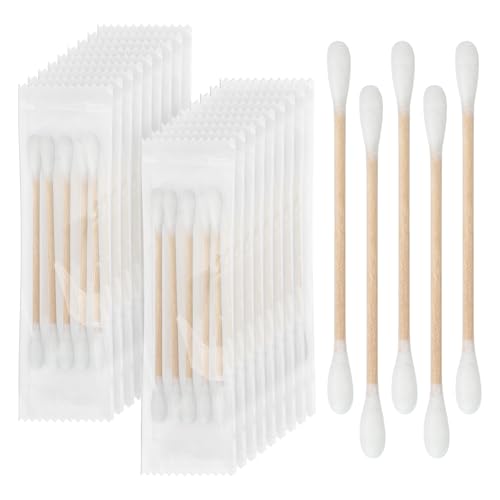 Bulk Cotton Swabs Pack - 1500 Individually Wrapped Ear & Makeup Q-tips