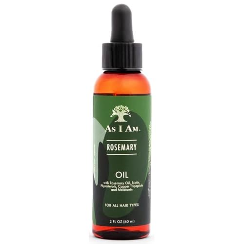 As I Am Rosemary Oil - 2 oz - Hair Density Serum - with Biotin & Saw Palmetto