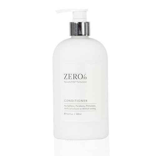 Gilchrist & Soames Zero% Unisex Conditioner ? Natural, Sulfate Free, Paraben Free, Cruelty Free Formula for All Hair Types, Hydrating Hair & Scalp Treatment with Fresh Botanical Scent, 15.5 oz