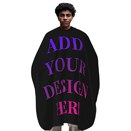 Personalized Barber Cape for Men Salon Logo Name Hair Cutting Cape with Custom Design