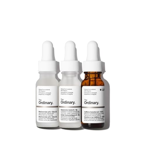 The Ordinary Most Loved Set New Includes - Niacinamide 10% - Hyaluronic Acid 2% - Caffeine Solution 5%