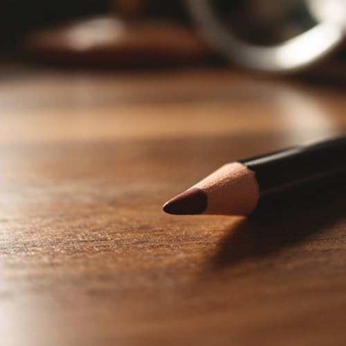 12-Color Wooden Lip Liner Pencil Set, Long-Lasting