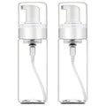 200ml Autdor Foam Pump Bottles 2-Pack - Clear Travel Soap Dispensers