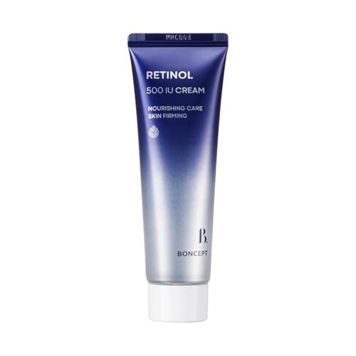Retinol 500 IU Cream ? Wrinkle & Fine Line Care, Lifting & Firming, Hydrating Face Cream with Retinol & Bakuchiol ? Gentle Daily Skincare for Sensitive Skin, K-Beauty, 1.69 fl. oz. 50ml