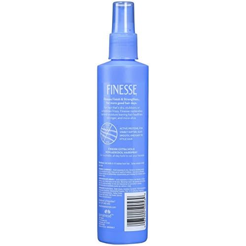 Finesse Finish + Strengthen Extra Hold Non-Aerosol Hair Spray, 8.5 oz