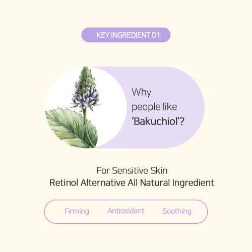 Vegan Bakuchiol Comforting Cream, Gentle Retinol Alternative, 25% Shea Butter, Barrier Strengthening & Hydrating, Dew Drop Texture, 2.7 fl.oz