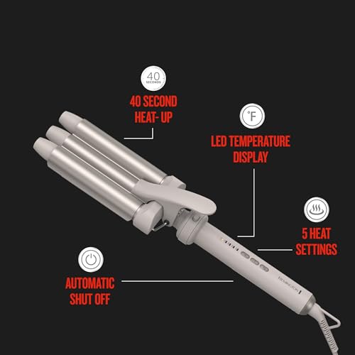 Remington 5-in-1 Curling Wand with Interchangeable Barrels