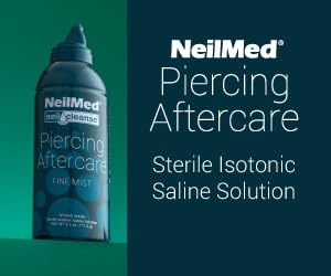 NeilMed NeilCleanse Piercing Aftercare Fine Mist 6.3oz - Sterile, Preservative-Free
