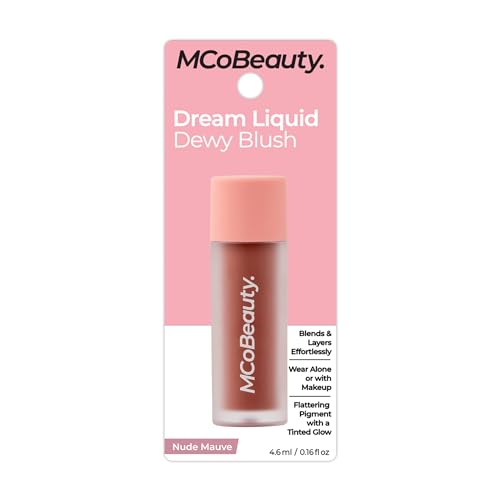 MCoBeauty Dream Liquid Blush in Nude Mauve - Dewy Flush