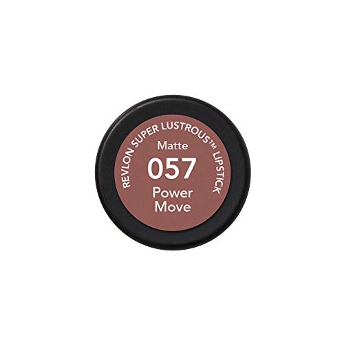 Revlon Super Lustrous Matte Lipstick, Power Move, 1 Count