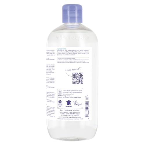 JONZAC Eau Thermale Micellar Water - Organic Makeup Remover 16.9oz