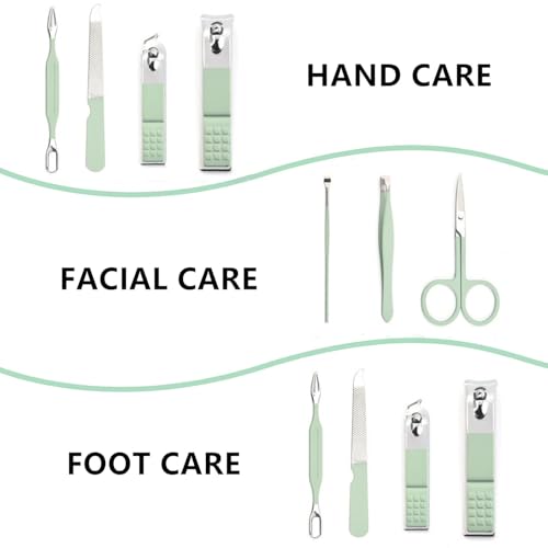 7-Piece Manicure Set with Nail Clippers and Travel Case
