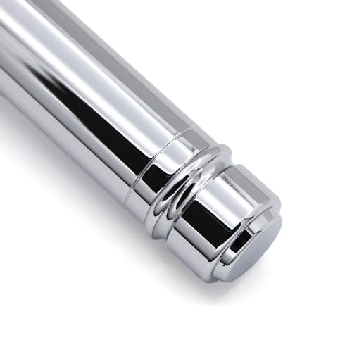 Edwin Jagger DES89BL Chrome Short DE Safety Razor (Closed Comb)