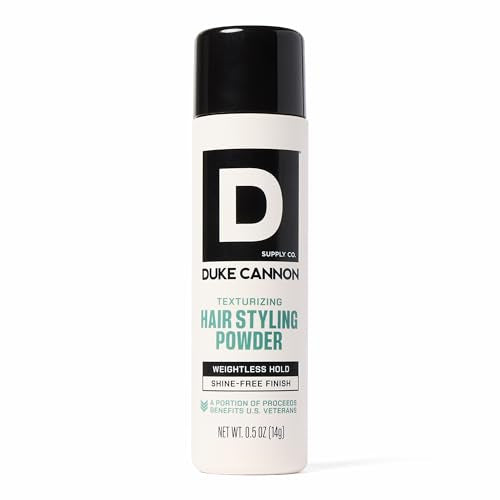 Duke Cannon Styling Powder for Men – Matte Finish & Volume