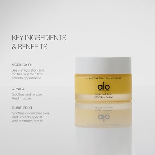 Alo Magic Multi-Balm | Aloe, Shea Butter & Moringa Oil | All-Over Skin Saver that Hydrates & Soothes | 2.4 oz