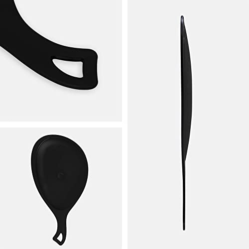 Zadro Large Hand Mirror 15" Salon Makeup Mirror Black