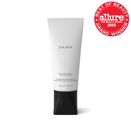 LolaVie Exfoliating & Detox Scalp Shampoo 6oz - Clarifying & Hair Volume Boost