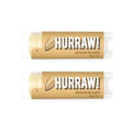 Hurraw! Almond Lip Balm, 2 Pack: Organic, Certified Vegan, Cruelty and Gluten Free. Non-GMO, 100% Natural Ingredients. Bee, Shea, Soy and Palm Free. Made in USA