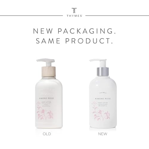 Thymes Kimono Rose Hand Lotion - 8.25 Fl Oz - Moisturizing Botanical Hand Care
